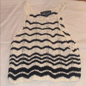 Kendall and Kylie Striped Halter Crop Top